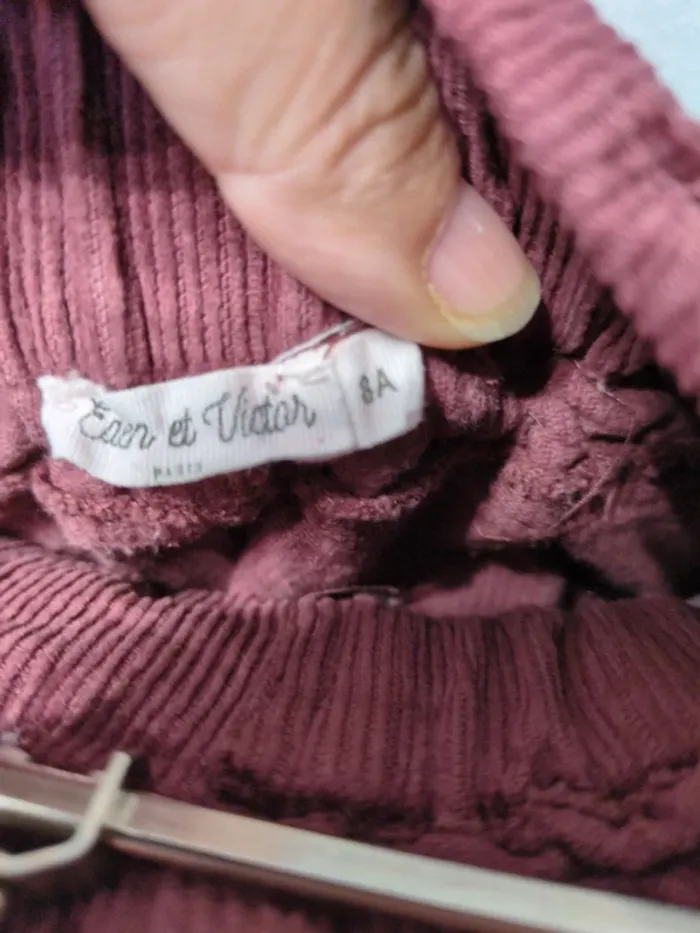 Jupe velours côtelé fille 8 ans - photo numéro 6