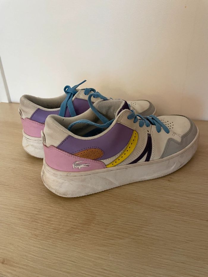 Basket Lacoste Femme Taille 40 - photo numéro 4