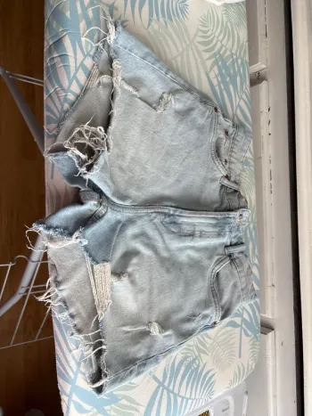 Short en jeans