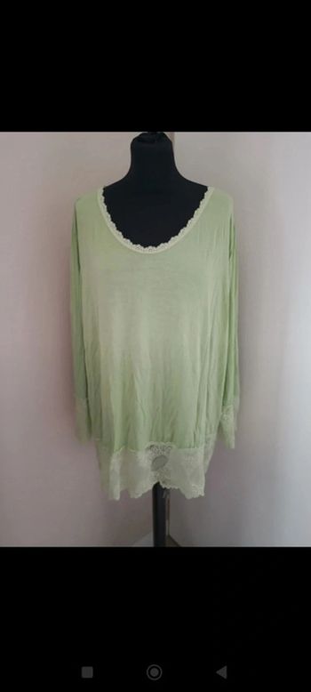 Blouse dentelle en viscose 50
