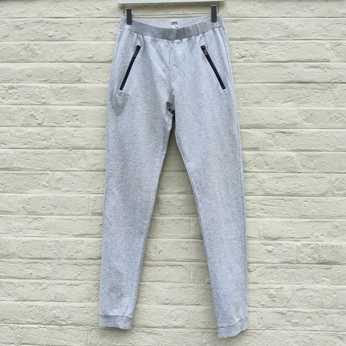 Pantalon jogging garçon 14 ans Karl Lagerfeld très bon état gris - photo numéro 2