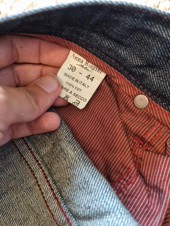 Jupe jean multi matière originale - photo numéro 8