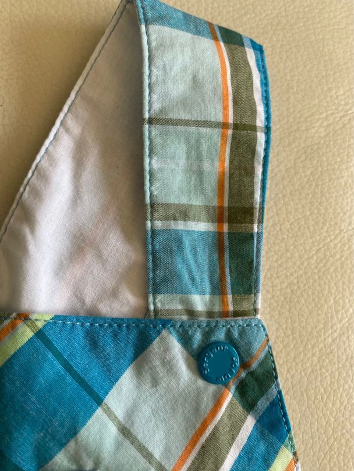 Barboteuse salopette style madras 24 mois Sergent major - photo numéro 4