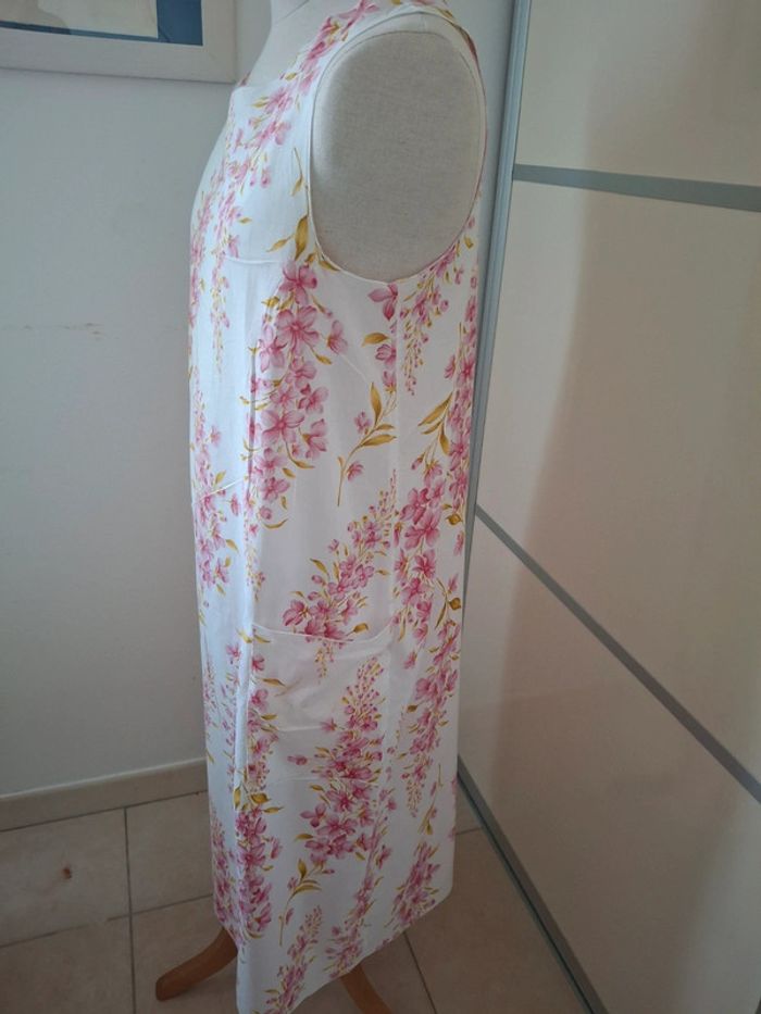 Robe de plage, robe de jardin ,voile de coton, tailleXL - photo numéro 4