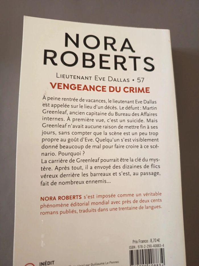 Livre Vengeance du crime - photo numéro 2