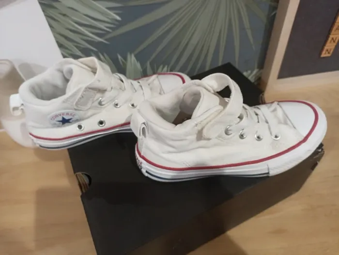 Baskets converse blanches taille 29 - photo numéro 5
