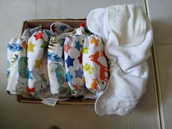 7 couches lavables b'bies 2-5kg TBE