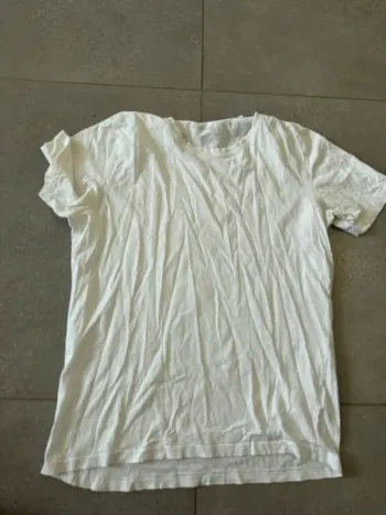 T-shirt blanc Livergy, taille M, bon état