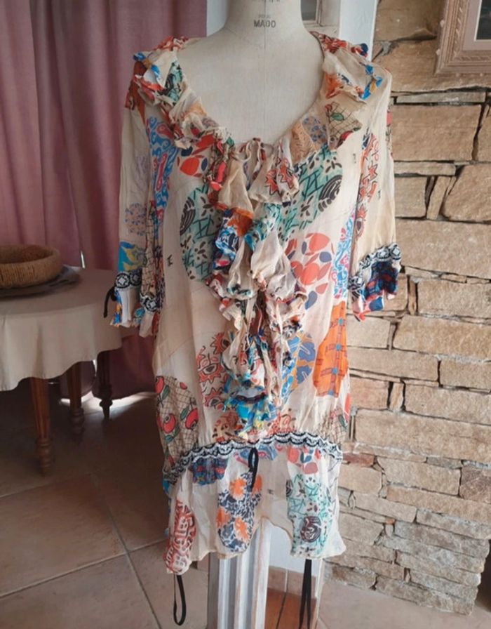 Robe tunique tricot chic taille 44