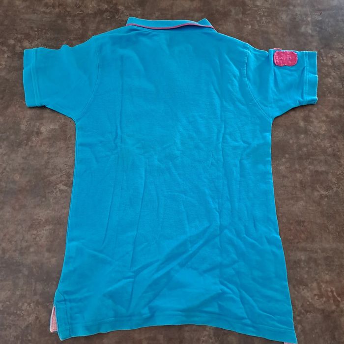 Polo manches courtes bleu - photo numéro 2