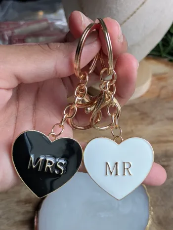 Porte clé idée Cadeau Mr et Mrs