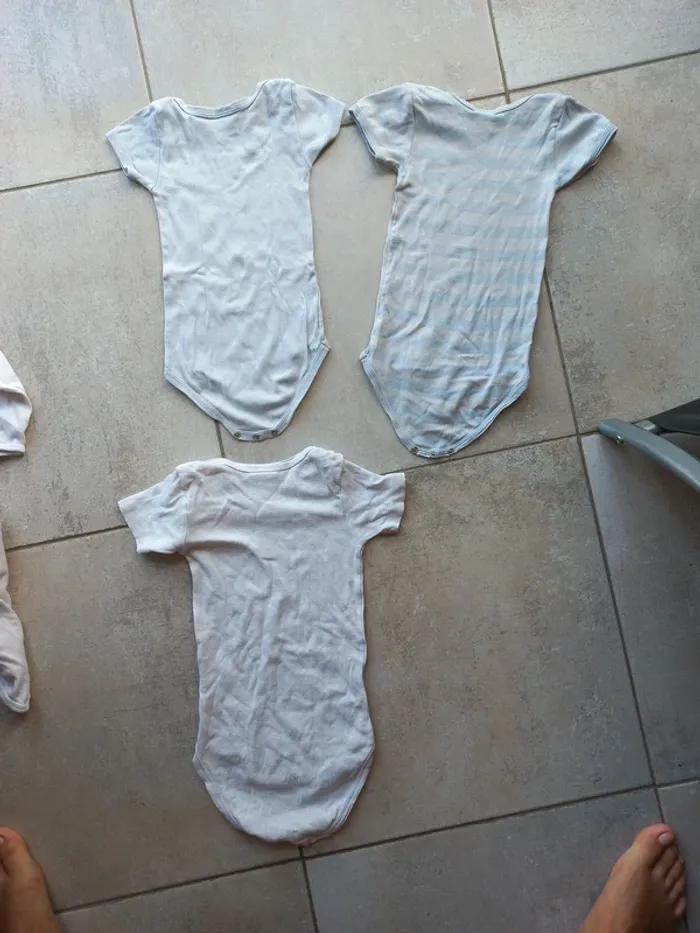 Lot de 6 bodys manches courtes 18/24 mois Petit bateau - photo numéro 7