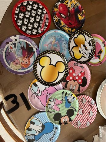 Lot de 31 assiettes licence