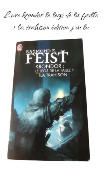 Livre krondor le legs de la faille 1 la trahison édition j’ai lu 📕