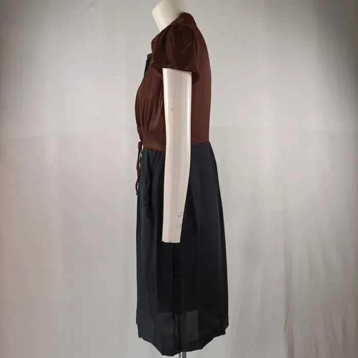 Robe fluide aspect satiné - Cotélac - Taille 1 A1152 - photo numéro 2