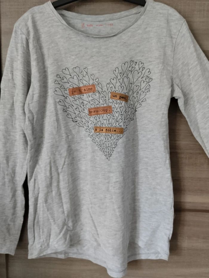 T-shirt manches longues 10ans - photo numéro 2