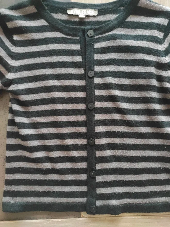 Gilet rayé