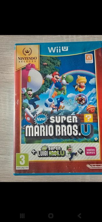 Jeu Wii U super mario Bros.U