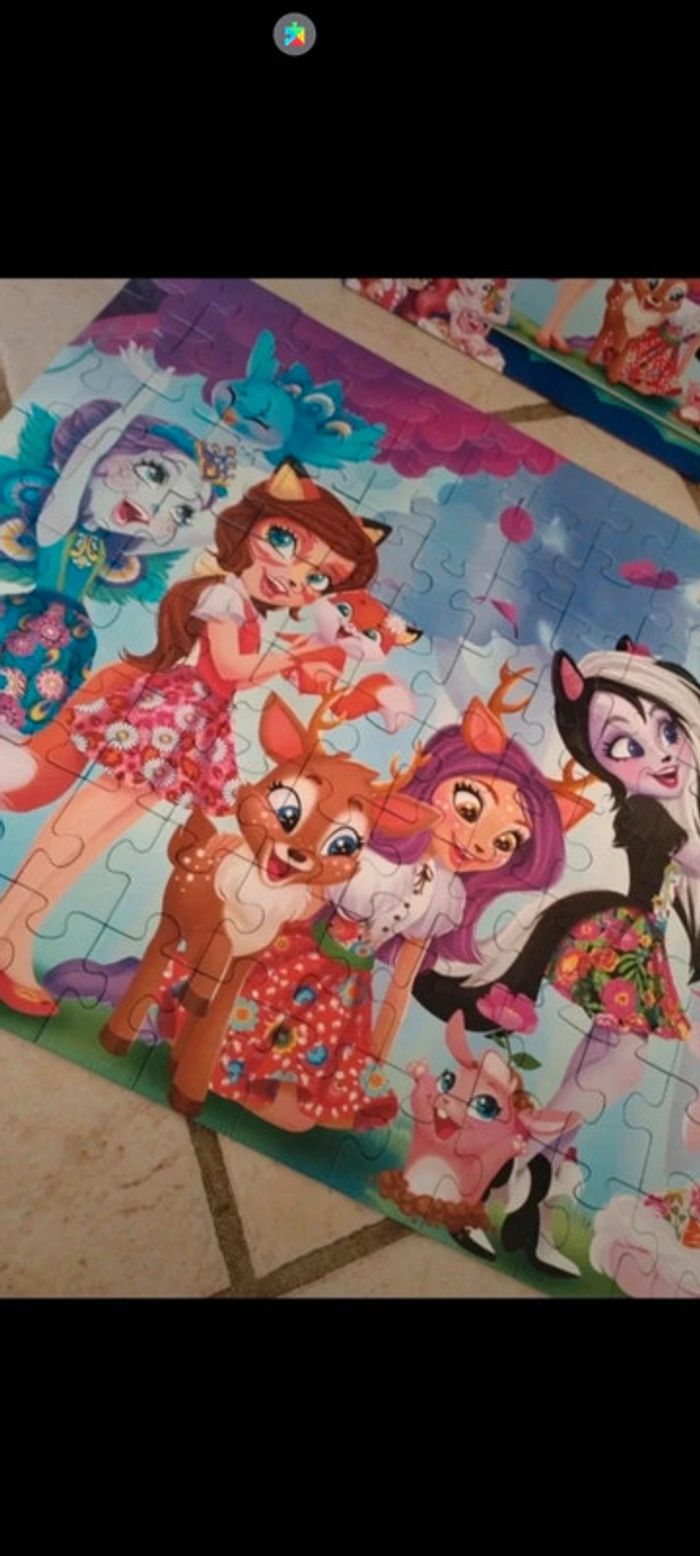 🧩Puzzle XXL 100 pièces Echantimals 6 ans + - photo numéro 2