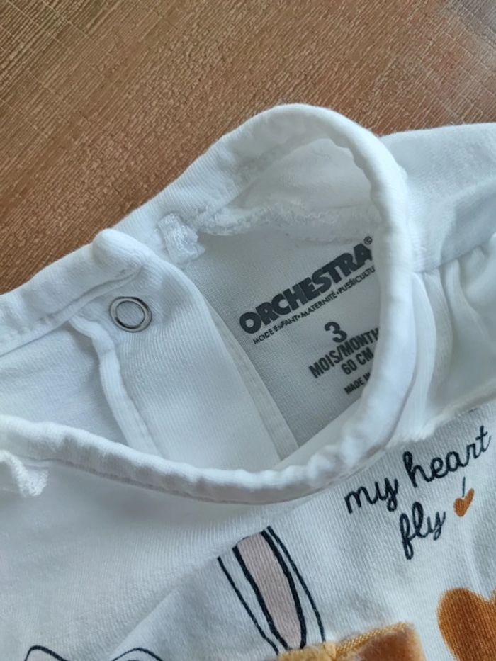 Tee-shirt ML 3 mois - photo numéro 4