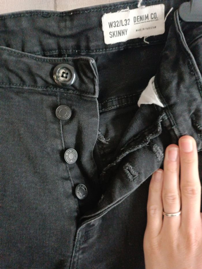 Jean homme skinny noir - photo numéro 6