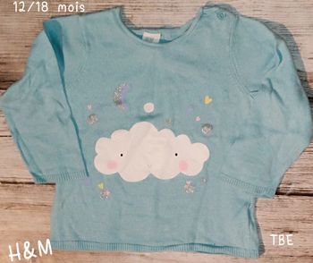 Pull H&M 12/18 mois