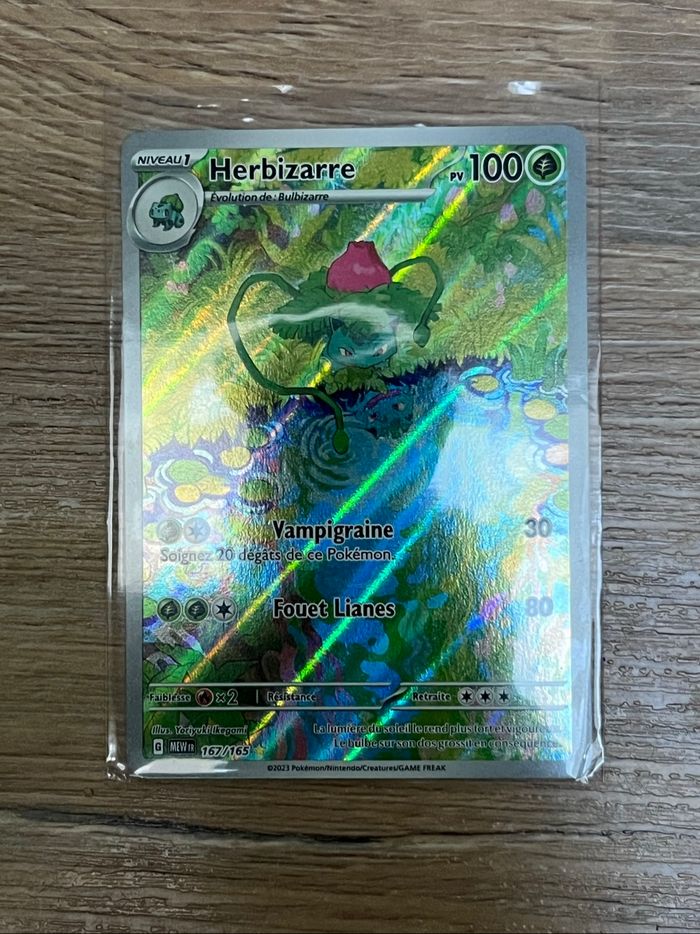 Carte Pokémon herbizarre mew 167 - photo numéro 3