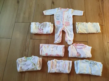 Lot de 8 pyjamas chauds bébé 3 mois fille