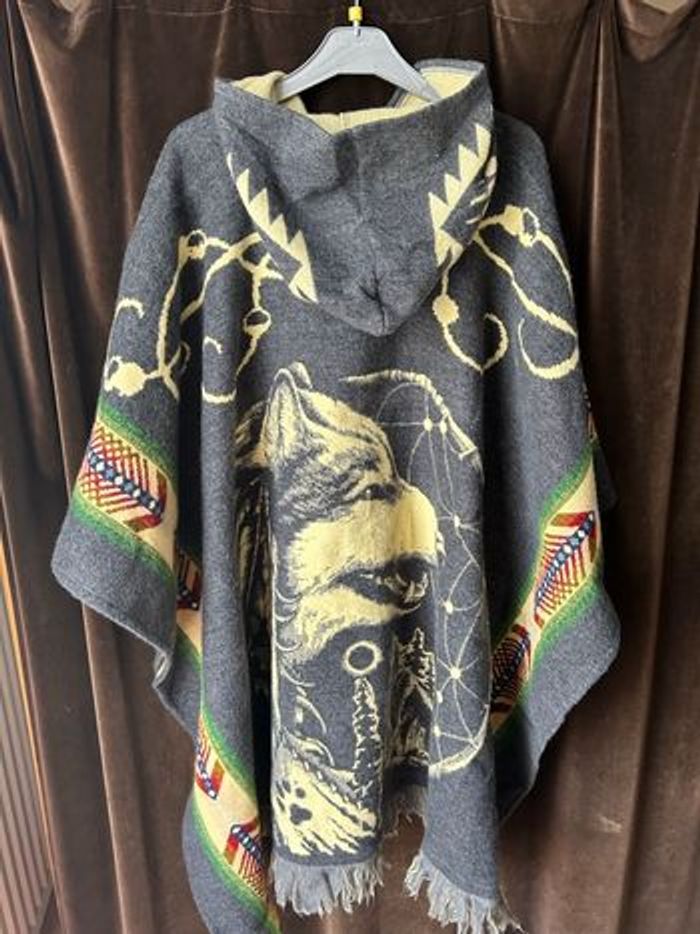 Poncho à capuche  mixte - photo numéro 2