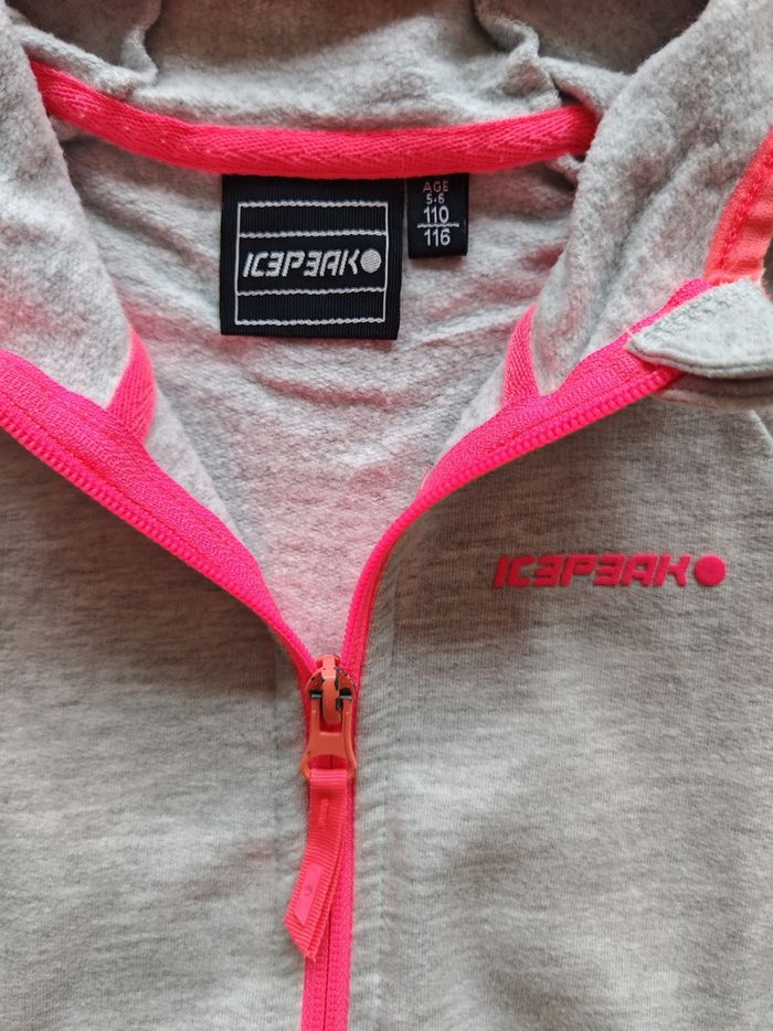 Jogging gris et rose Icepeak 5-6 ans - photo numéro 3