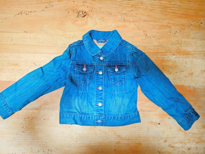 Veste en jean Vertbaudet fille 4 ans - photo numéro 2