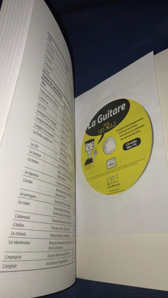Neuf livre pour les nuls la guitare - photo numéro 2