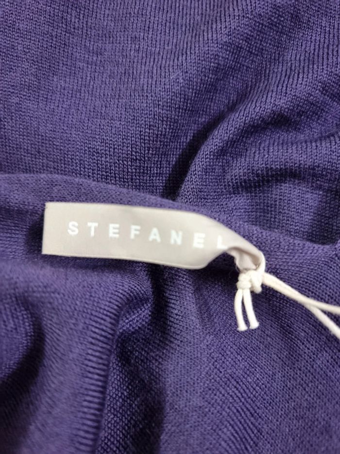Stefanel robe multiples violet * taille L * - photo numéro 8