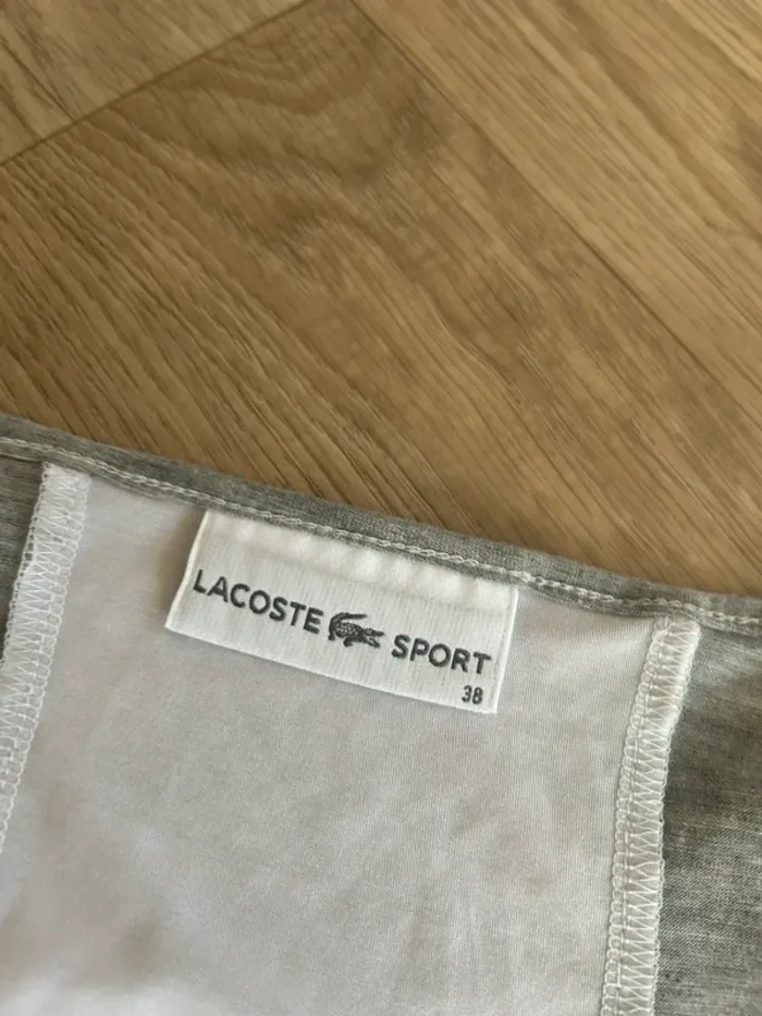 Lacoste, T-shirt, sans manches débardeur, sport femme, taille 38 - photo numéro 2