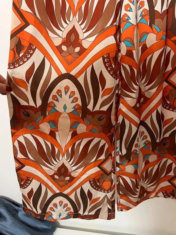 Pantalon motifs orange - photo numéro 4