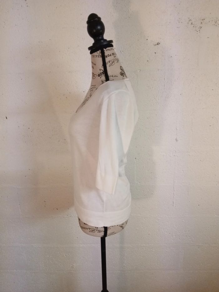 pull blanc Cacharel M - photo numéro 4