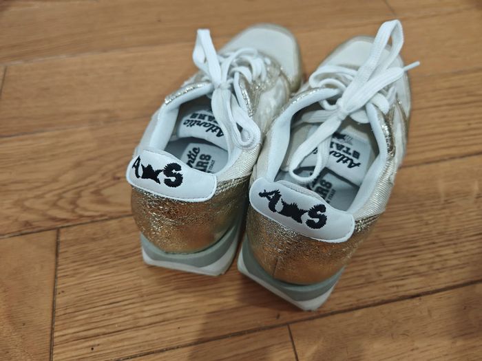 Baskets Atlantic Stars or & blanc fille Made in Italy, pointure 32 - photo numéro 6