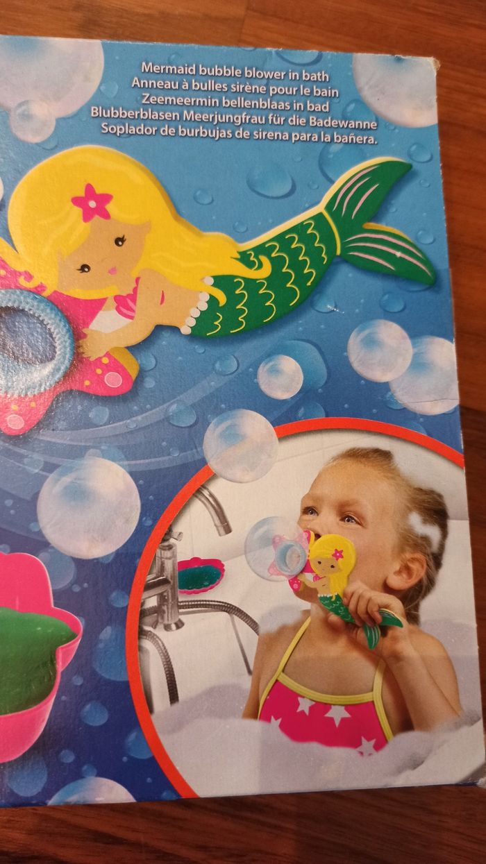 Souffleur de bulles sirène bain ou extérieur - photo numéro 2