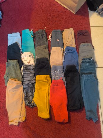 Lot pantalon 12 mois 
