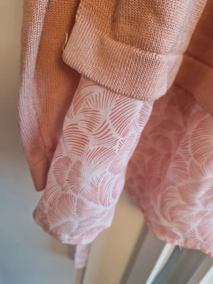 Pull fin 2 en 1, romantique, Camaïeu, XL - photo numéro 2