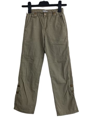 Pantalon vert kaki. Pantacourt. U collection. Coton. Taille 10 ans. 140 cm