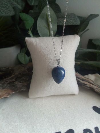 Collier lapis lazuli pierre naturelle