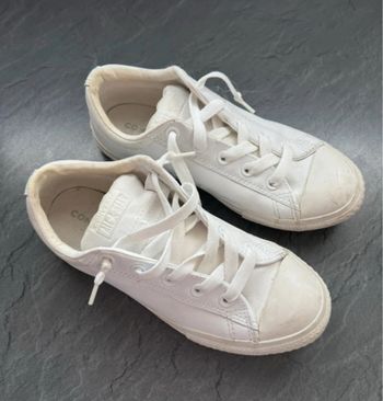 Converse cuir blanche T36