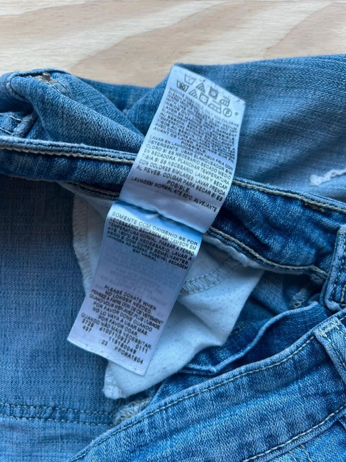 Short en jean Lévis 518 vintage usa taille 36/38 bleu top état - photo numéro 10