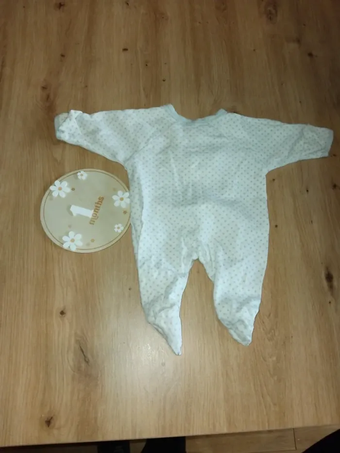 3 pyjamas léger fille 1 mois - photo numéro 7