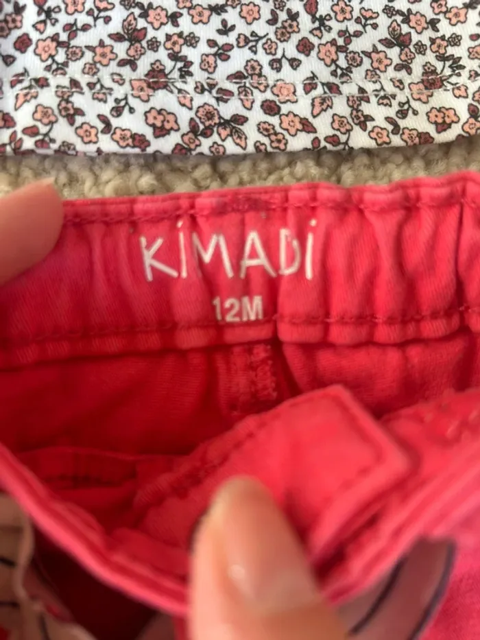 Lot : tenue demie saison pantalon et haut à manches longues - 12 mois - H&M et Kimadi - photo numéro 2