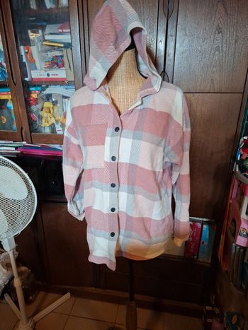 Veste chemise capuche S