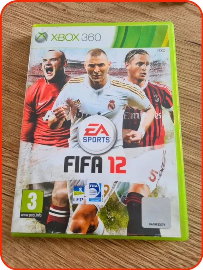 Jeu xbox 360 Fifa 12 Pegi 3