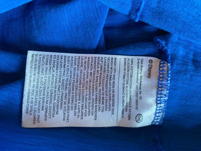 T-shirt bleu cars en sequins 7 ans C&A - photo numéro 5