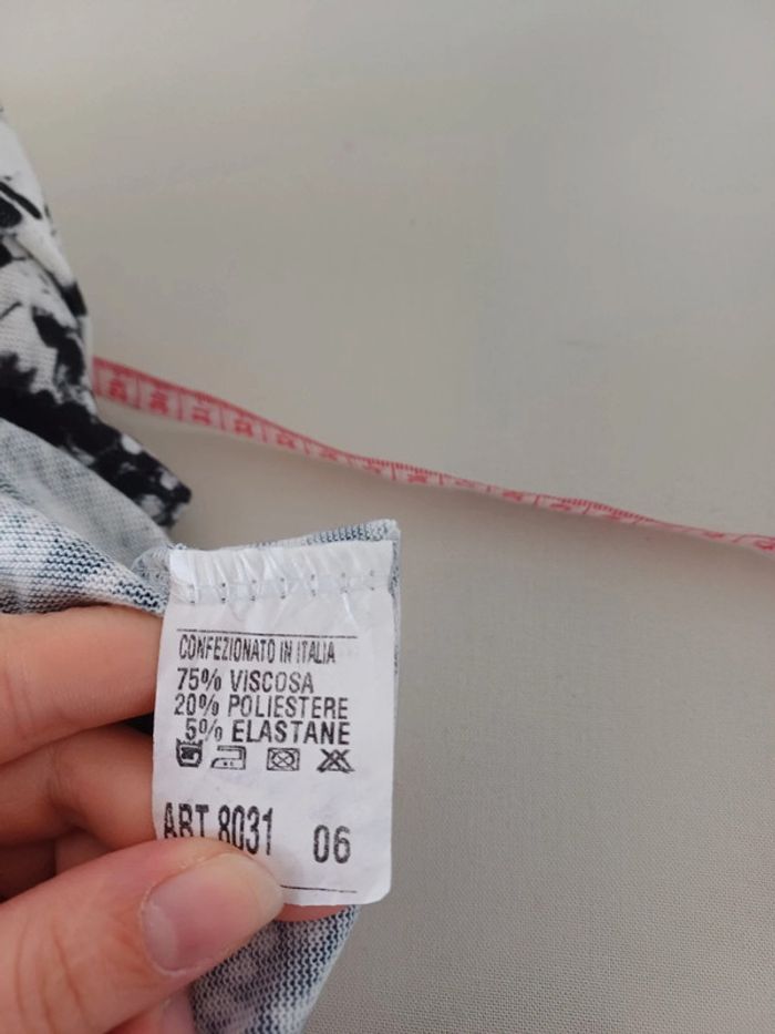 Blouse grise à motifs Pittarello taille M 38 - photo numéro 8